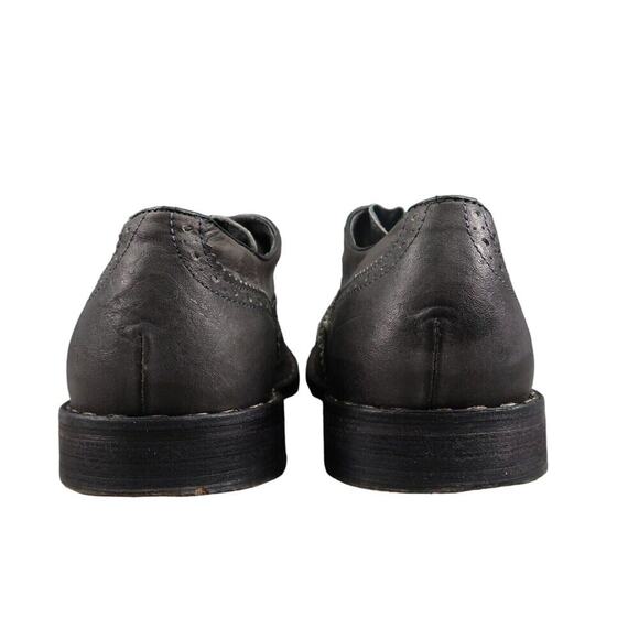 Wingtip Oxford Shoes Mens 42 Formal Leather Professional Fashion Style Work Grey main image 14
